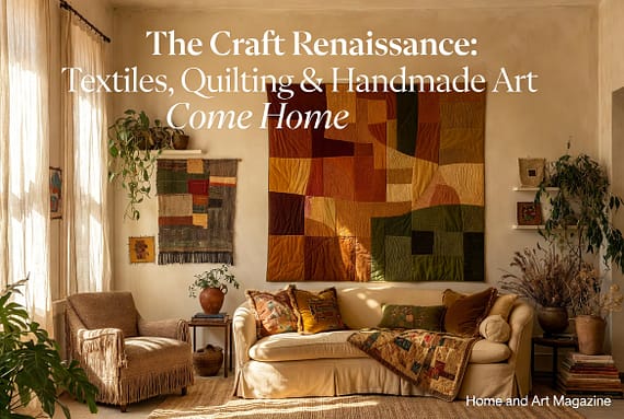 The Craft Renaissance: Textiles, Quilting & Handmade Art Come Home