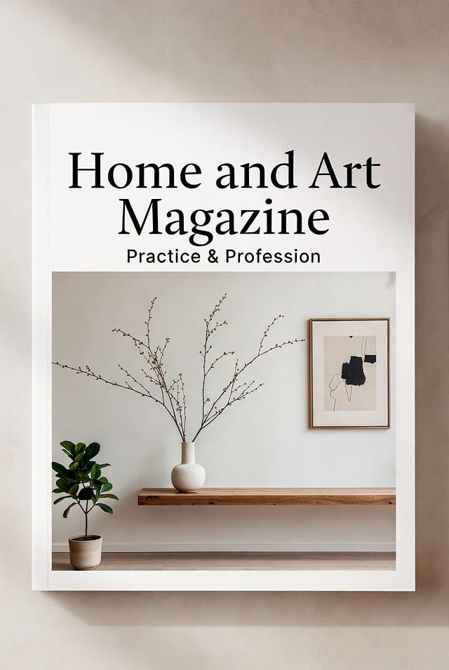 Home and Art Magazine: Practice & Profession