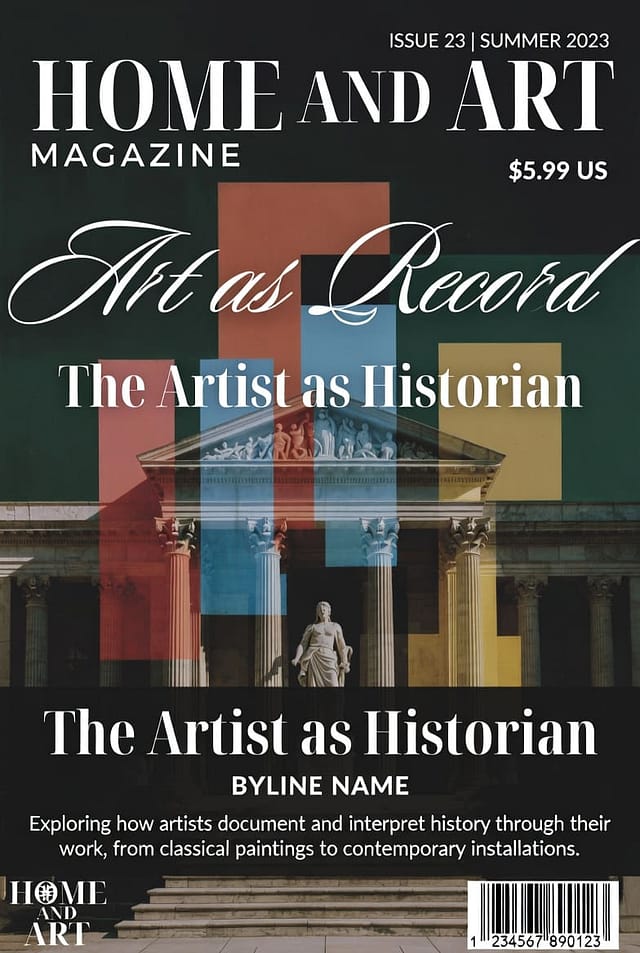 Home and Art Magazine: Art as Record