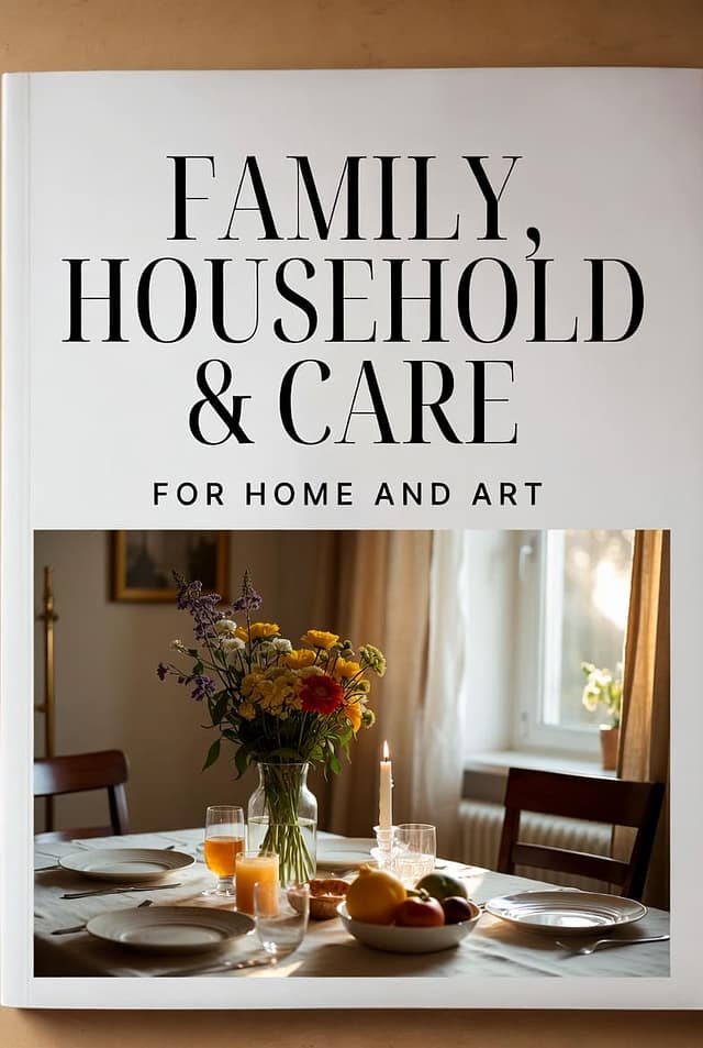 Home and Art Magazine: Family, Household & Care